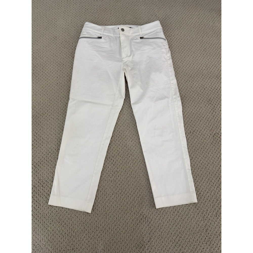 ralph lauren golf women white pants size 8
